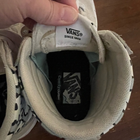 VANS flowered high tops size 6 - Picture 3 of 8